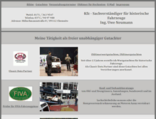 Tablet Screenshot of neumann-oldtimer.de